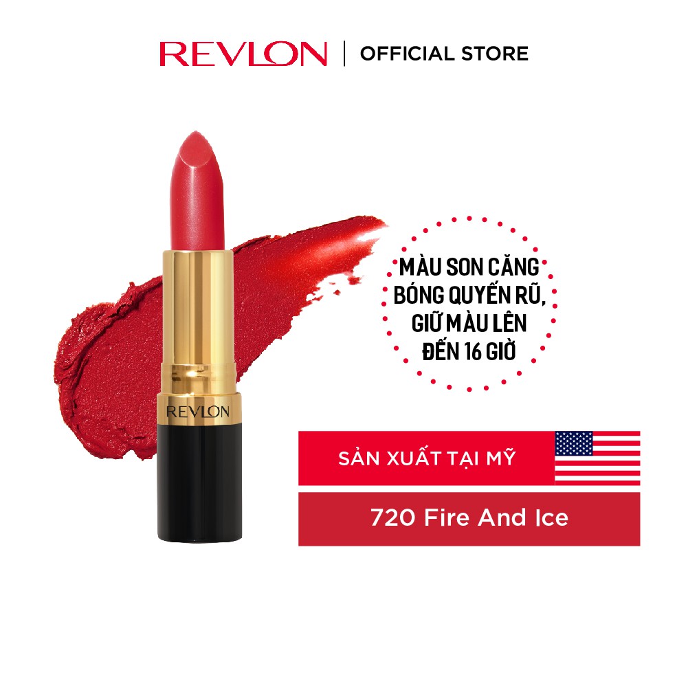 Son Màu Dưỡng Môi Revlon Super Lustrous Lipstick 42g 720 Fire And Ice Shopee Việt Nam 7762