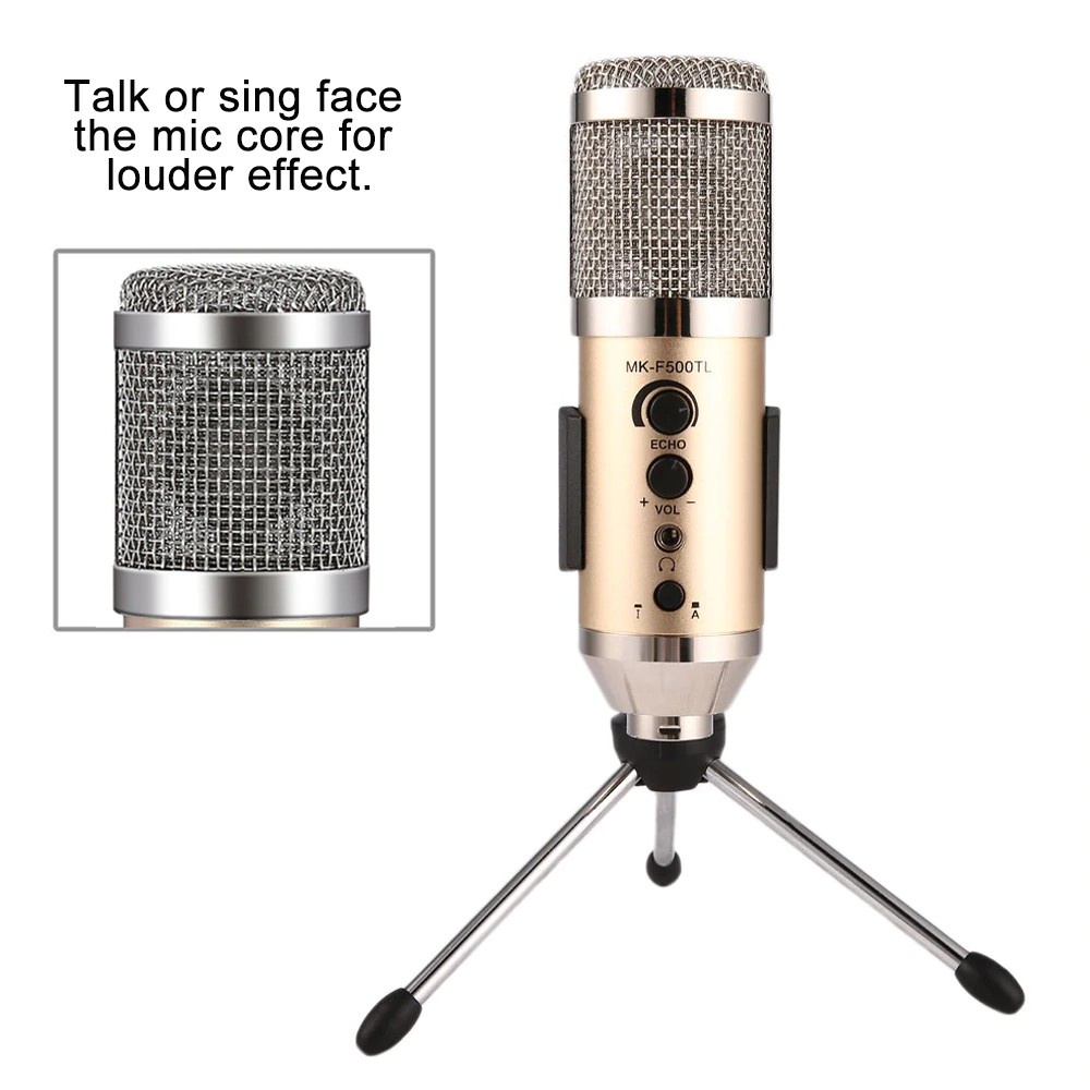 Micro livestream 3trong1 MK-F500TL - Micro thu âm cho điện thoại và máy ...