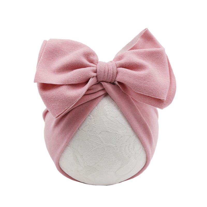 Kikin Bé Gái Nơ Mũ Turban Trẻ Sơ Sinh Đạo Cụ Chụp Ảnh Trẻ Em Beanie Trẻ Em Mũ