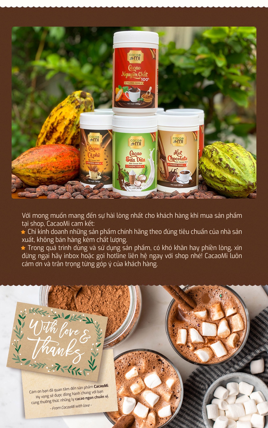 Mô tả Bột cacao thuần chay thơm ngon đậm ca cao nguyên chất mix 4 vị cà phê, sữa dừa, socola hũ tiện lợi - 4