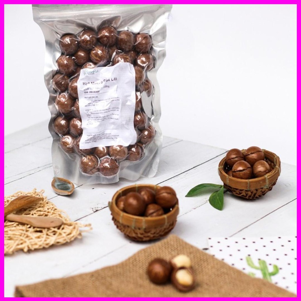 500gr Hạt Macca Tây Nguyên Sấy Nứt Vỏ [LOẠI 1] | Shopee Việt Nam