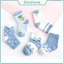 Set 5 tất vớ cao cổ dày thu đông cho bé trai bé gái sơ sinh 0-4 tuổi hình THỎ ShinHome