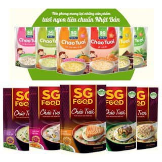 Cháo tươi sg food ăn liền cho bé ăn dặm ngon bổ dưỡng date xa hanzomart