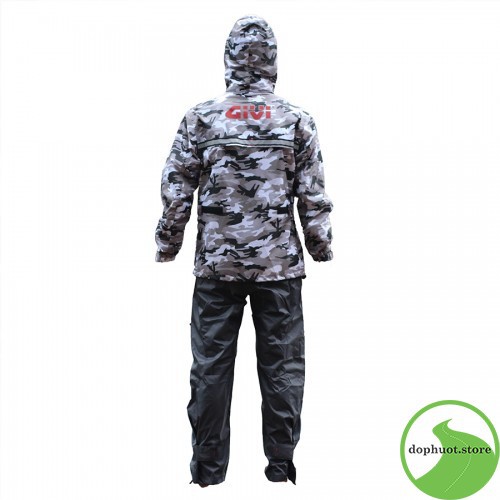 ÁO MƯA BỘ CAM01.AH SIÊU CHỐNG NƯỚC - CHÍNH HÃNG GIVI