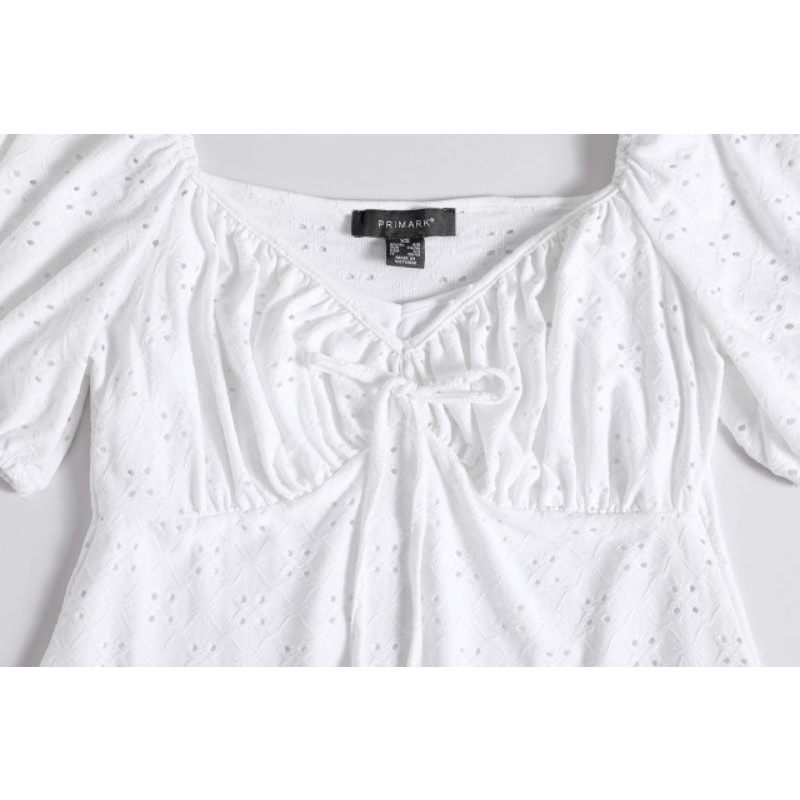 (Sale) Đầm thun đục lỗ Primark* dư xịn bigsize - form to (50-80 kg)