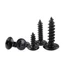Ốc vít tự khoan thép carbon đen đầu dù/đầu dẹp, đầu nấm, M3/M3.5/M4/M5/M6【XZM-2B】