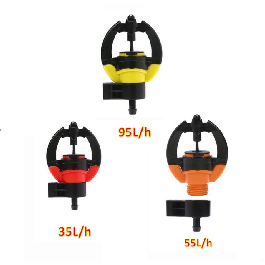 [Bịch 50 cái] Béc tưới phun mưa SD 9000 bù áp - tưới phun mưa 360 độ, béc tưới gốc, tưới cây lâu năm