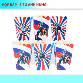 (9 Mẫu)Hộp đựng bắp + tem cắm mẫu bé trai SET 6 cái