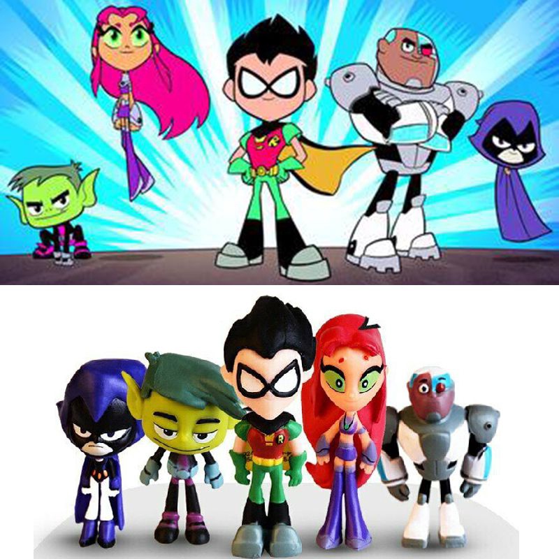 Mô hình đồ chơi nhân vật hoạt hình Teen Titans Go