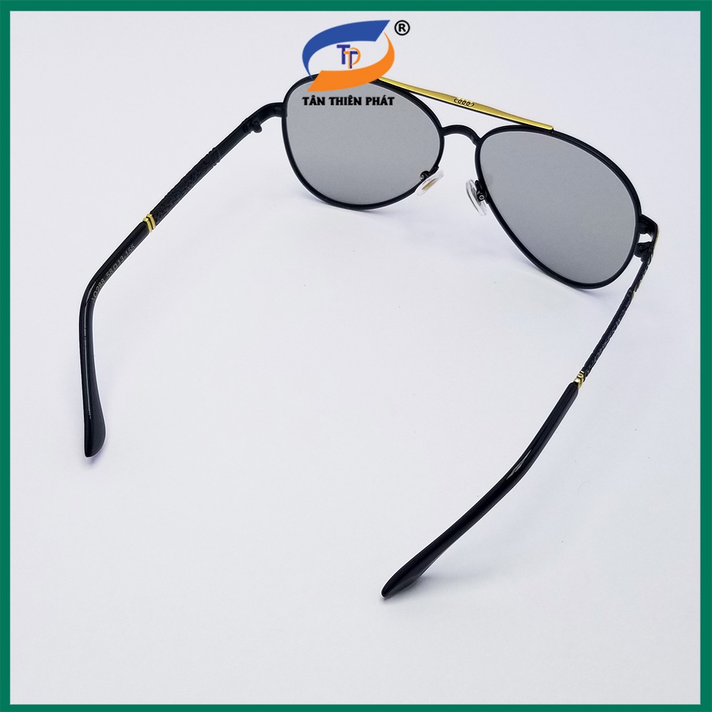 Kính mát nam mắt đổi màu đi ngày đêm vuông, phi công TTP1919. Tròng Polarized phân cực chống nắng, tia UV | BigBuy360 - bigbuy360.vn