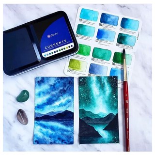 Sổ vẽ màu nước và Bộ màu nước PRIMA MARKETING - watercolor confections 🐻🌻🌻