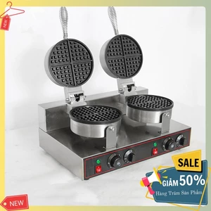 Máy làm bánh bông lan công nghiệp 2400W điều chỉnh 50 - 250 độ, làm nóng nhanh