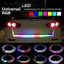 RGB Dải Nhiều Màu Đèn Phanh Cửa Sau Đèn Dải LED, Đèn Chạy Cho Cốp Xe Ô Tô Đèn Chuyển Đổi Tín Hiệu Phanh-168-OXUI7