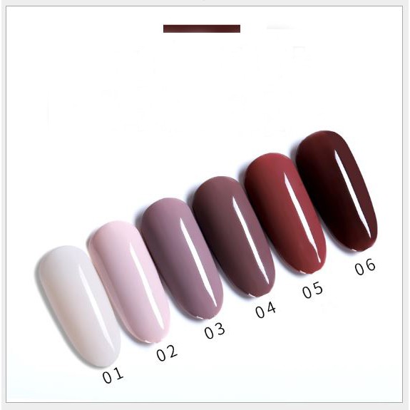 Sơn gel AS chọn lẻ 6 màu nâu MQ