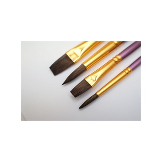 Cọ vẽ màu nước Mont Marte mẫu 1 bộ 4 cọ - COLORMATE