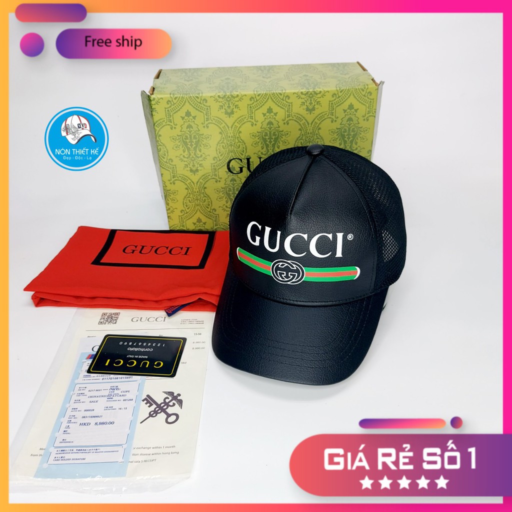 Nón kết gc da phối lưới full box hộp | Shopee Việt Nam