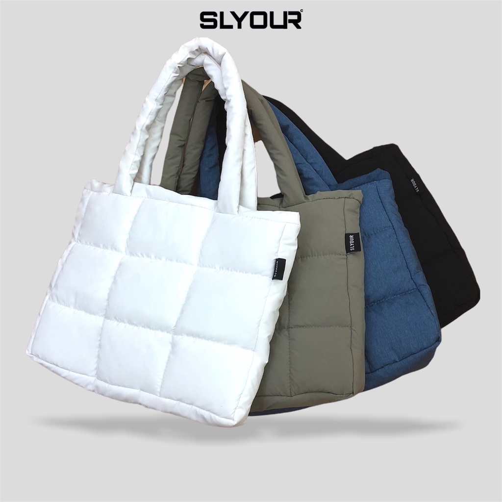 Túi Đeo Vai TOTE V1 - trần bông caro SLYOUR, Phong Cách Hàn Quốc , Mang Đi Học ,Đi Chơi,Đi Làm | BigBuy360 - bigbuy360.vn