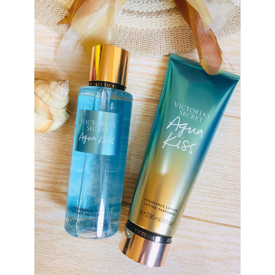 Kem Dưỡng Thể Victoria'S Secret Aqua Kiss Fragrance Lotion (236Ml) | Shopee  Việt Nam