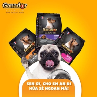 Hạt Cho Chó Ganador Premium 3kg Nhiều Dinh Dưỡng Phát Triển Trí Não Bảo Vệ Sức Khỏe