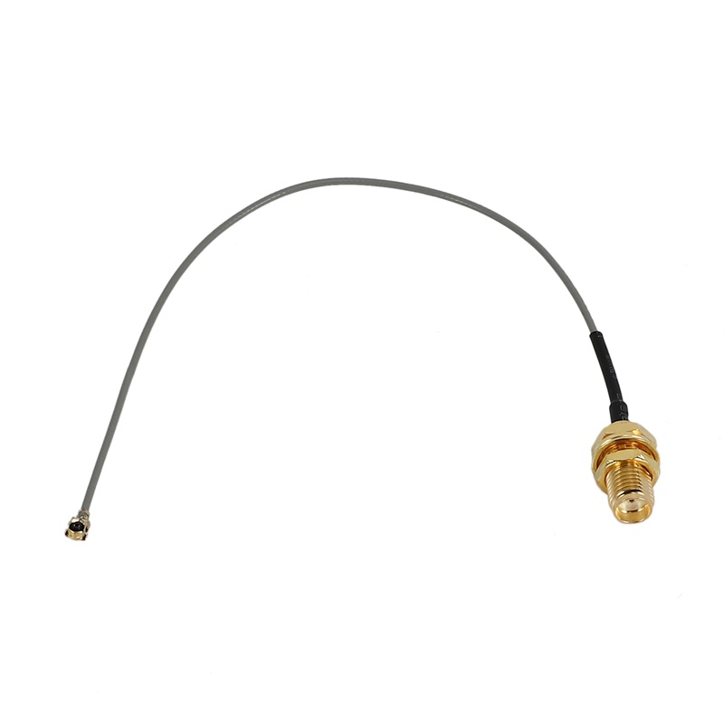 IPX / u.fl sang SMA Jack nữ vách ngăn cáp đuôi lợn Mini-PCI 15cm RF Assemblies Vàng