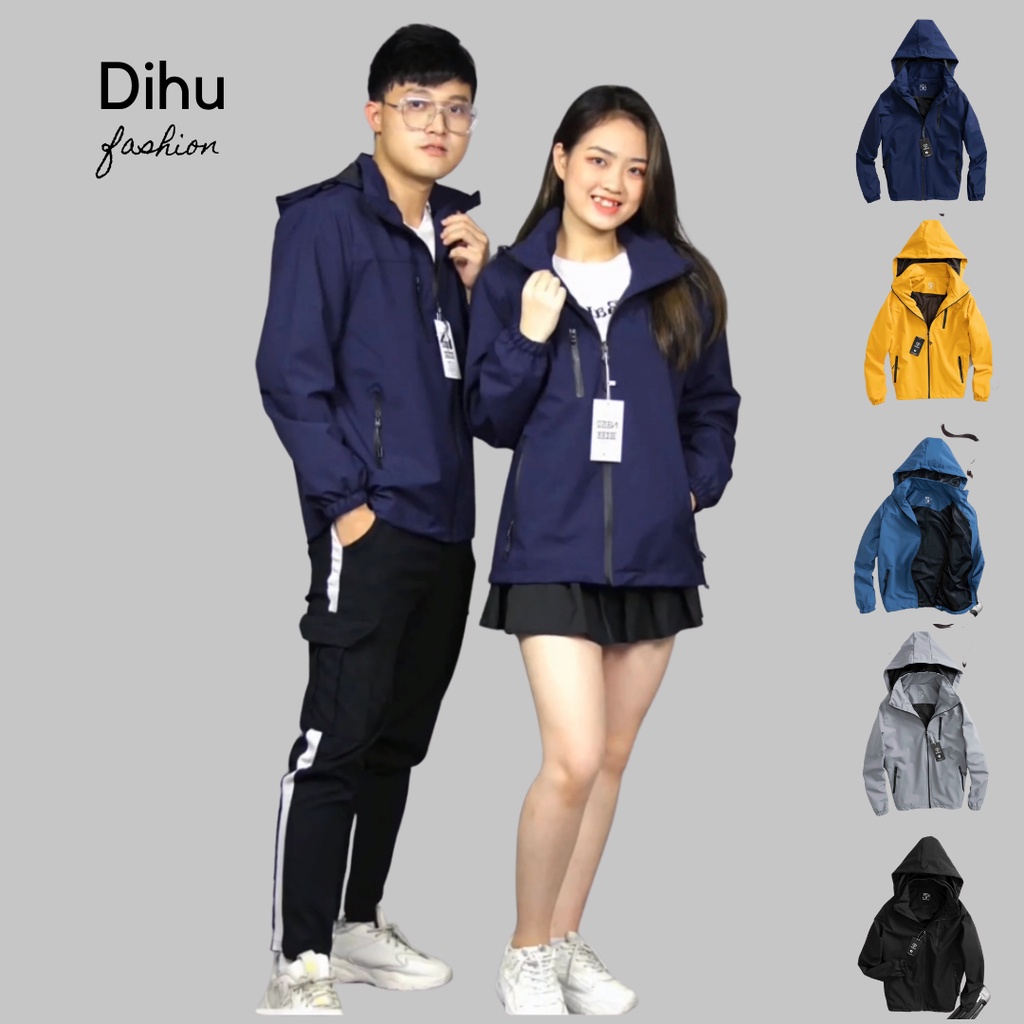 áo khoác gió  áo dù  nam  nữ  cao cấp 2 lớp tráng bạc chống nước , thời trang áo khoác mới nhất năm 2021