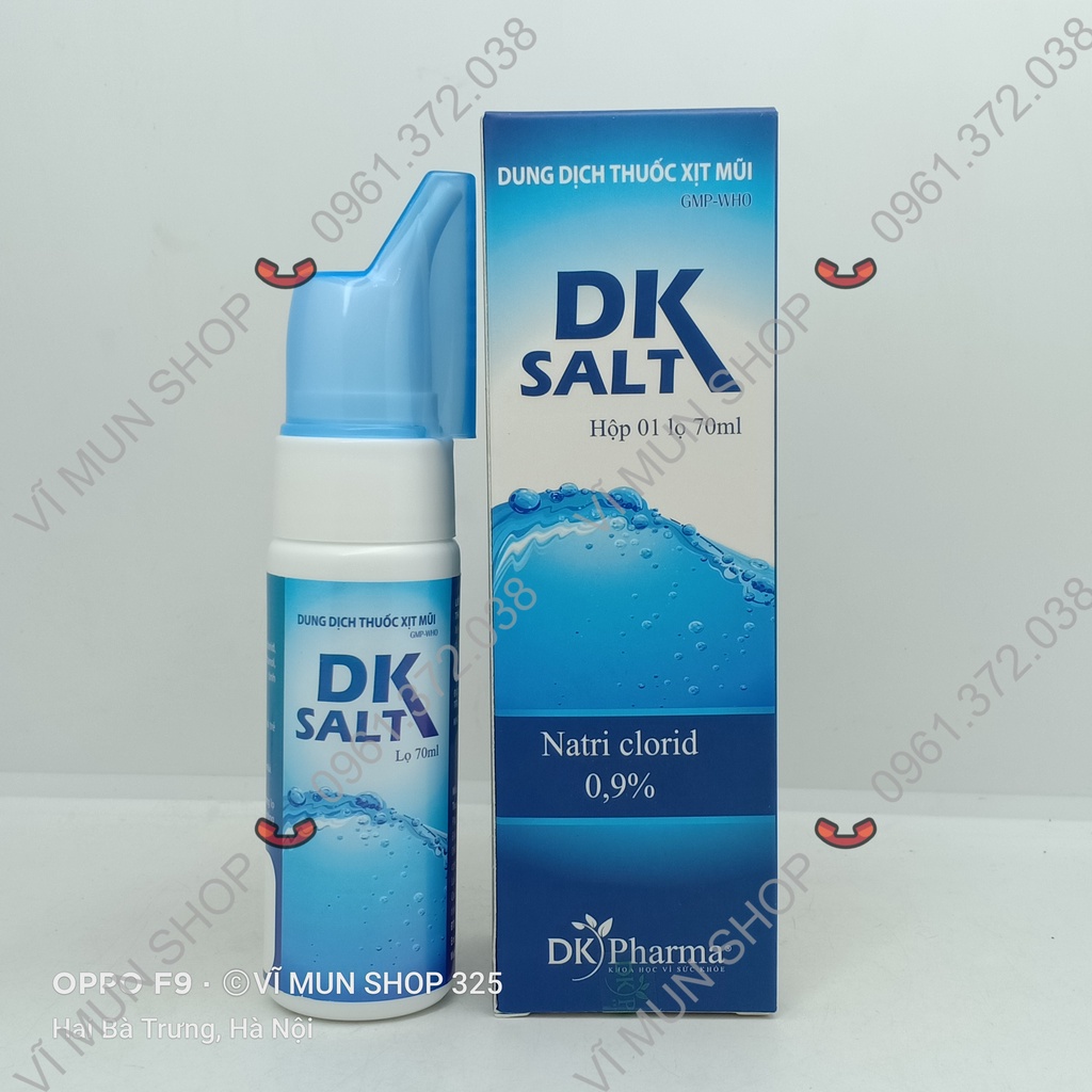 DK Salt dung dịch xịt mũi cho người lớn chai 70ml | Shopee Việt Nam