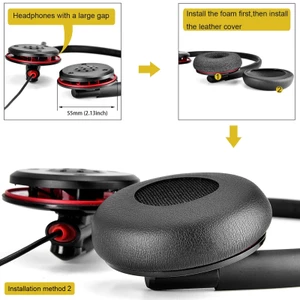 Miếng đệm tai đàn hồi BTM Bịt tai cho tai nghePlantronics W440 Đệm tai bền