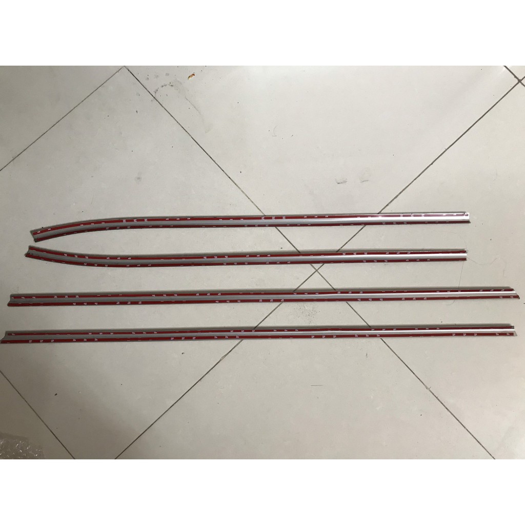 Nẹp viền chân kính, viền cong kính xe Kia Forte đời 2008- 2013 - Bản sedan- Hàng inox cao cấp