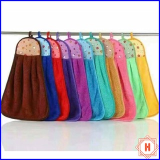 Khăn lau bếp có móc treo hình tam giác Siêu_Rẻ { H }