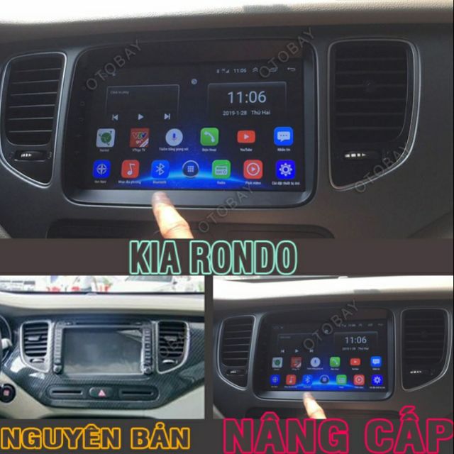 Màn hình android 9 inch theo xe kia rondo | Shopee Việt Nam