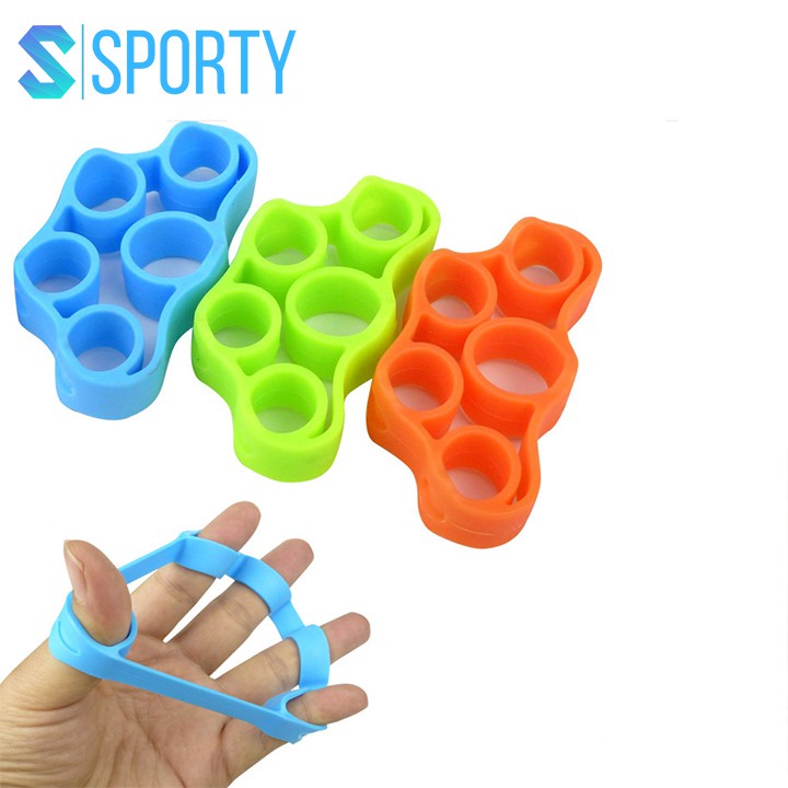 Bóp tập cơ tay 5 ngón tay theo cấp độ tập chất liệu bằng silicon mềm, nhỏ gọn SPORTY YGW24
