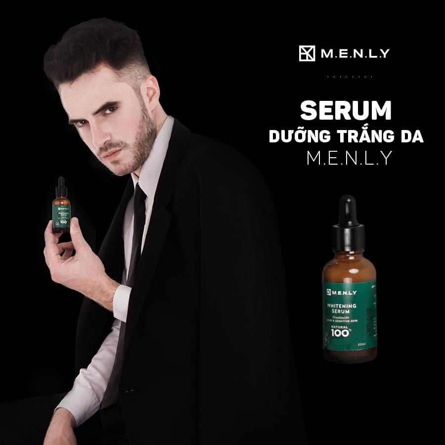 [Mã BMLTA35 giảm đến 35K đơn 99K] Serum dưỡng ẩm, trắng da cho nam Menly 30ml