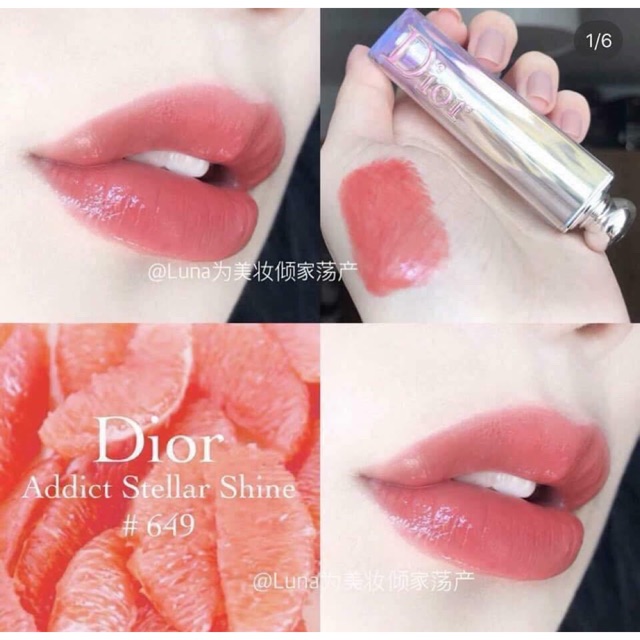 Son Dior Addict Stella Shine Tone 649 Diorosphere Shopee Vi t Nam