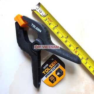 Kẹp gỗ lò xo hãng TOLSEN 10198 cao cấp cỡ 4 inch (100mm), Bảo hành 12 tháng Kouritsu Official Store