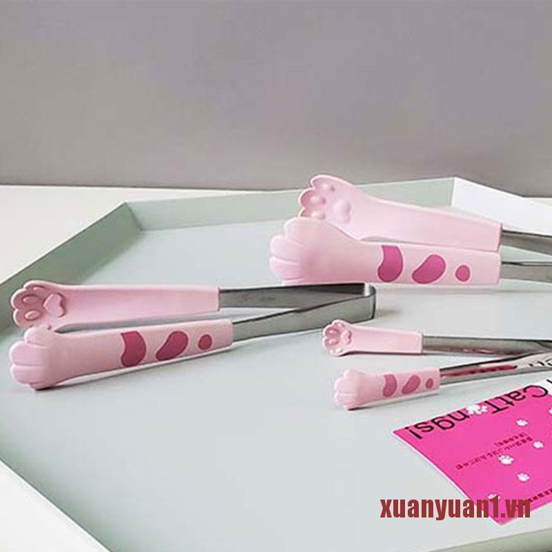 Kẹp thức ăn hình chân bằng thép không gỉ dễ thương