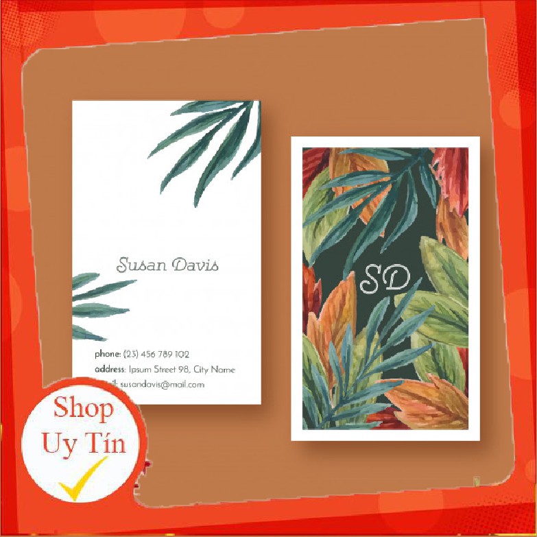 [GIÁ TẬN XƯỞNG] In card visit - in name card - in danh thiếp giá rẻ tại TPHCM-2000 CÁI