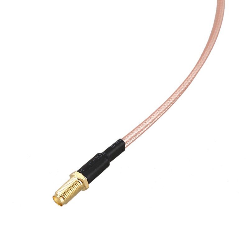SMA Nữ Sang Y Loại 2 X TS9 Nam / CRC9 Nam Kết Nối Bộ Chia Kết Hợp Cáp Đuôi Heo RG 316 30CM Vàng