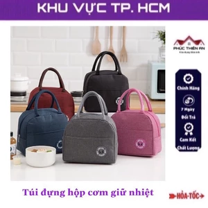 Túi đựng hộp cơm giữ nhiệt 2 lớp dày dặn, siêu bền - tiện dụng, đa năng
