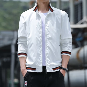 Áo khoác nam mùa xuân thu mỏng Áo khoác thông thường Áo khoác cotton Áo khoác mỏng Áo khoác nam cổ đứng Áo khoác áo khoác Áo khoác bay Áo khoác huấn luyện viên Áo khoác bóng chày Áo khoác cotton Áo kh