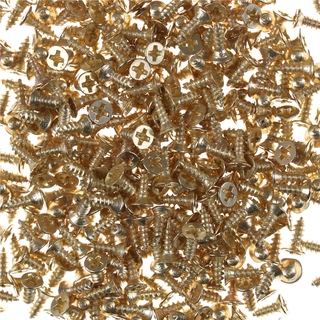 Bộ 380 ốc vít thép mạ vàng, size 2 * 6mm