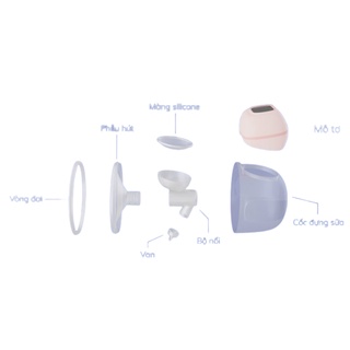 Phụ kiện Máy hút sữa điện rảnh tay không dây Fatz Baby Freemax 1 chính hãng