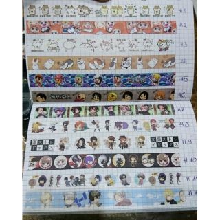 [Chủ đề manga-anime] băng dính trang trí washi tape 2