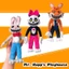 Búp bê thỏ nhồi bông Mr Hopps Playhouse vui nhộn có kích thước di động để làm quà tặng