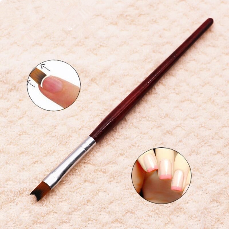Cọ khuyết đắp tạo french đầu móng chuyên dụng làm nails