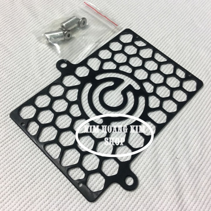 Che két nước CNC nhôm cho Exciter 150 (loại dày) màu đen