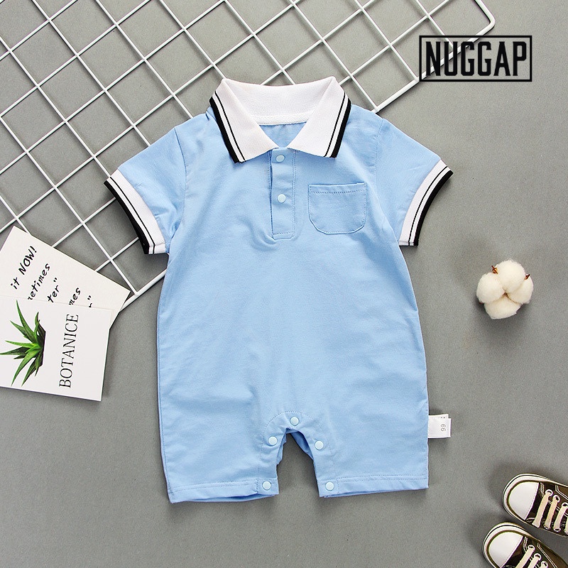 Bodysuit cho bé trai bé gái, Bộ Body cho bé trai bé gái Basic Nuggap