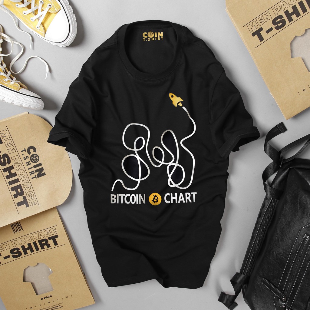 Áo thun Chart Bitcoin Moon (cointshirt), Binance, Bitcoin | Shopee Việt Nam