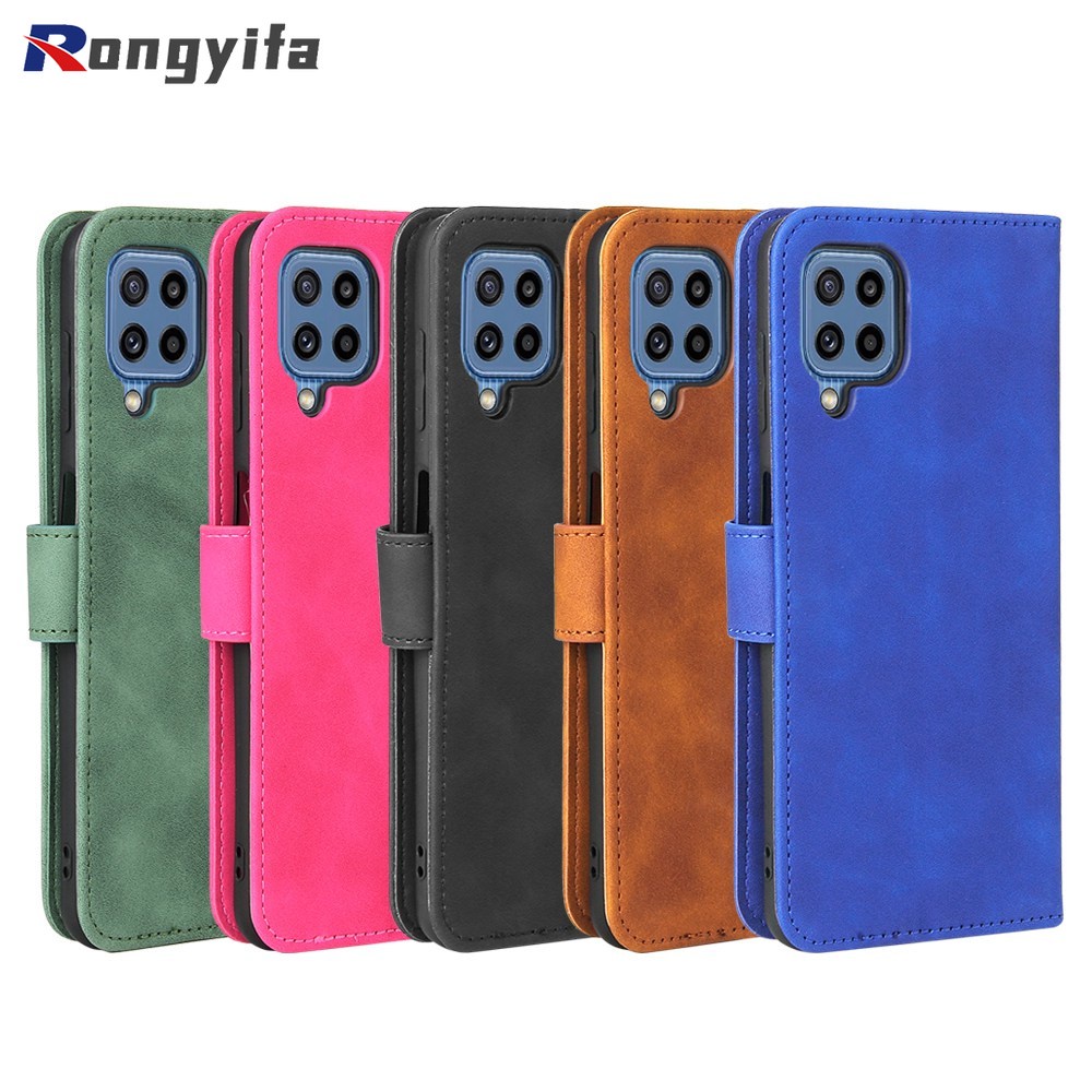 Ốp Lưng Điện Thoại Dạng Ví Da Lật Dành Cho Samsung Galaxy M53 M52 M33 M23 A73 A53 A33 A23 A13 4G 5G