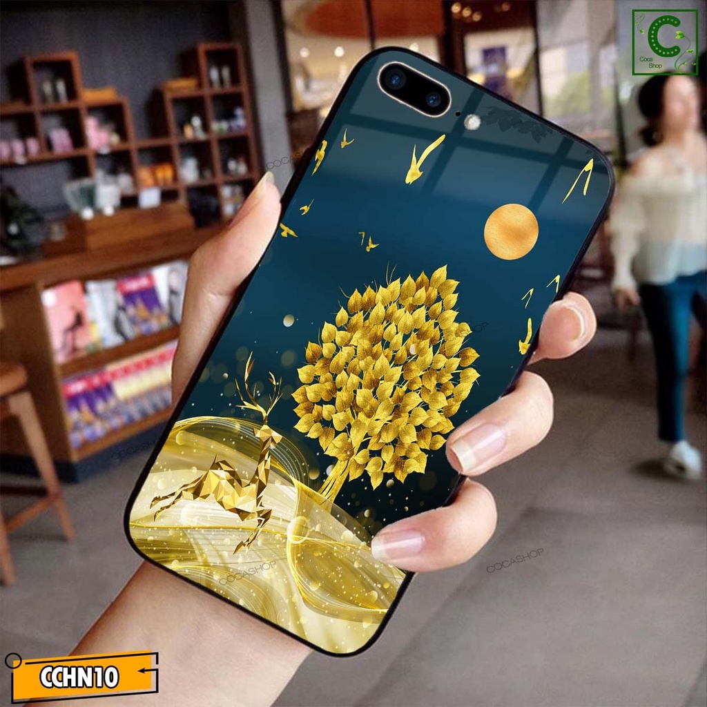 Ốp lưng iPhone cao cấp - Kim tiền vàng lộc lá cùng cảnh vật may mắn - 6/6plus/6s/6splus/7/7plus/8/8plus/x/xr/xs/11/12..