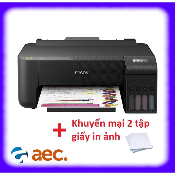 Máy in Epson L1210 đi kèm 4 bình mực ngoài Hàn Quốc chống tắc đầu phun ...